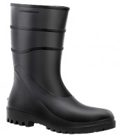 Bota PVC Preta Cano Longo 35cm